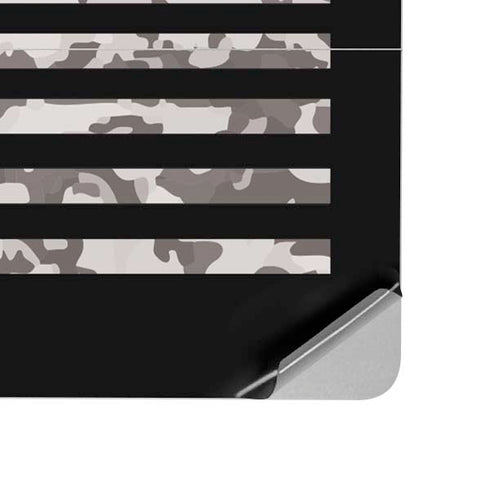 Black and White Camo American Flag Surface Laptop Studio Skin